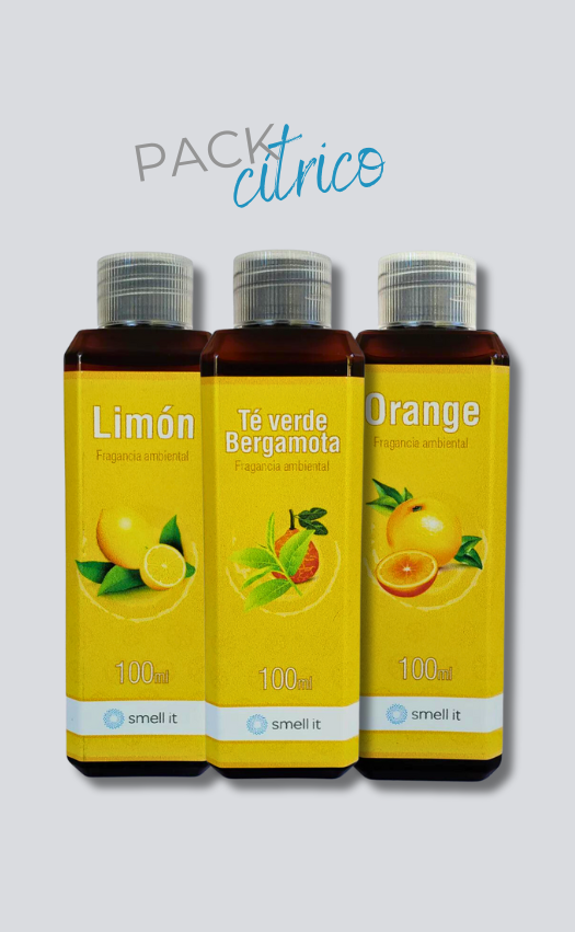Pack 3 Citricas - Fragancias Ambientales SMELL IT de 100 ml