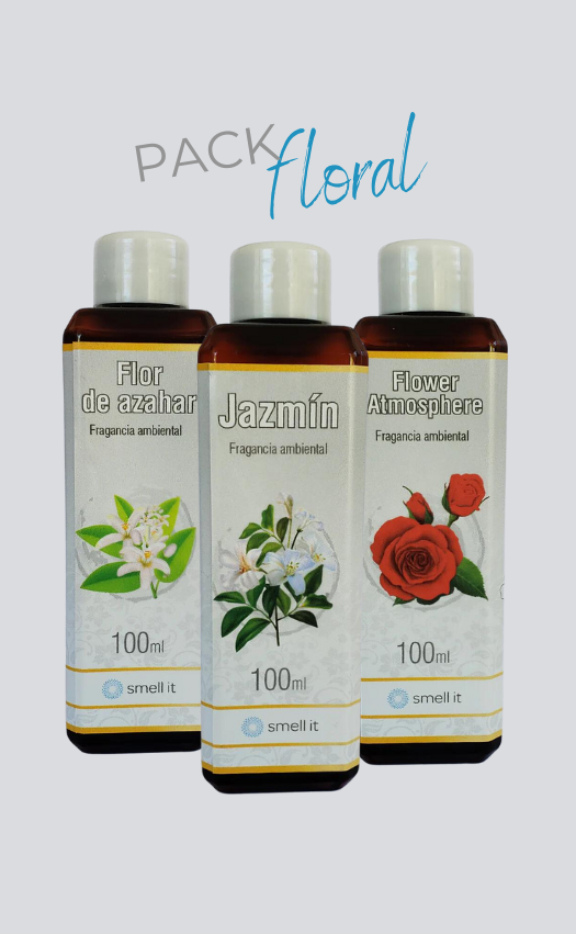 Pack 3 Florales - Fragancias Ambientales SMELL IT de 100 ml