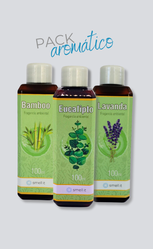 Pack 3 Aromaticas - Fragancias Ambientales SMELL IT de 100 ml