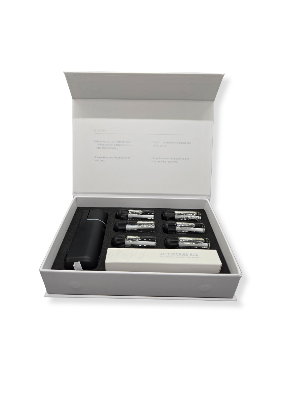 Difusor de Aromas Nebulizador Pilot para autos - Sensor de movimiento y bateria recargable