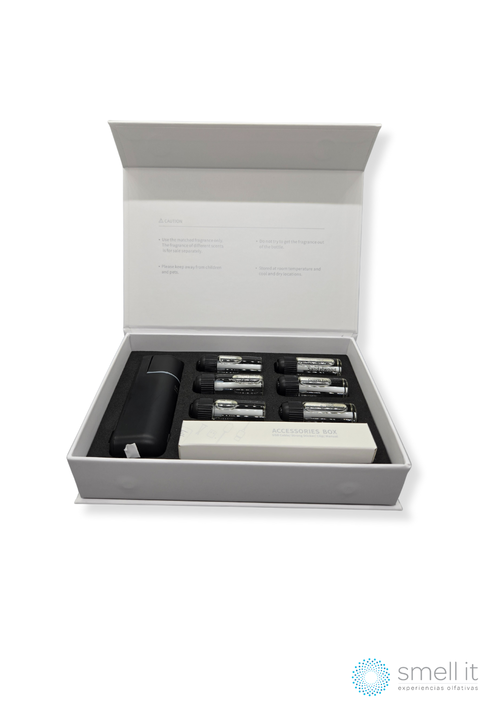 Difusor de Aromas Nebulizador Pilot para autos - Sensor de movimiento y bateria recargable